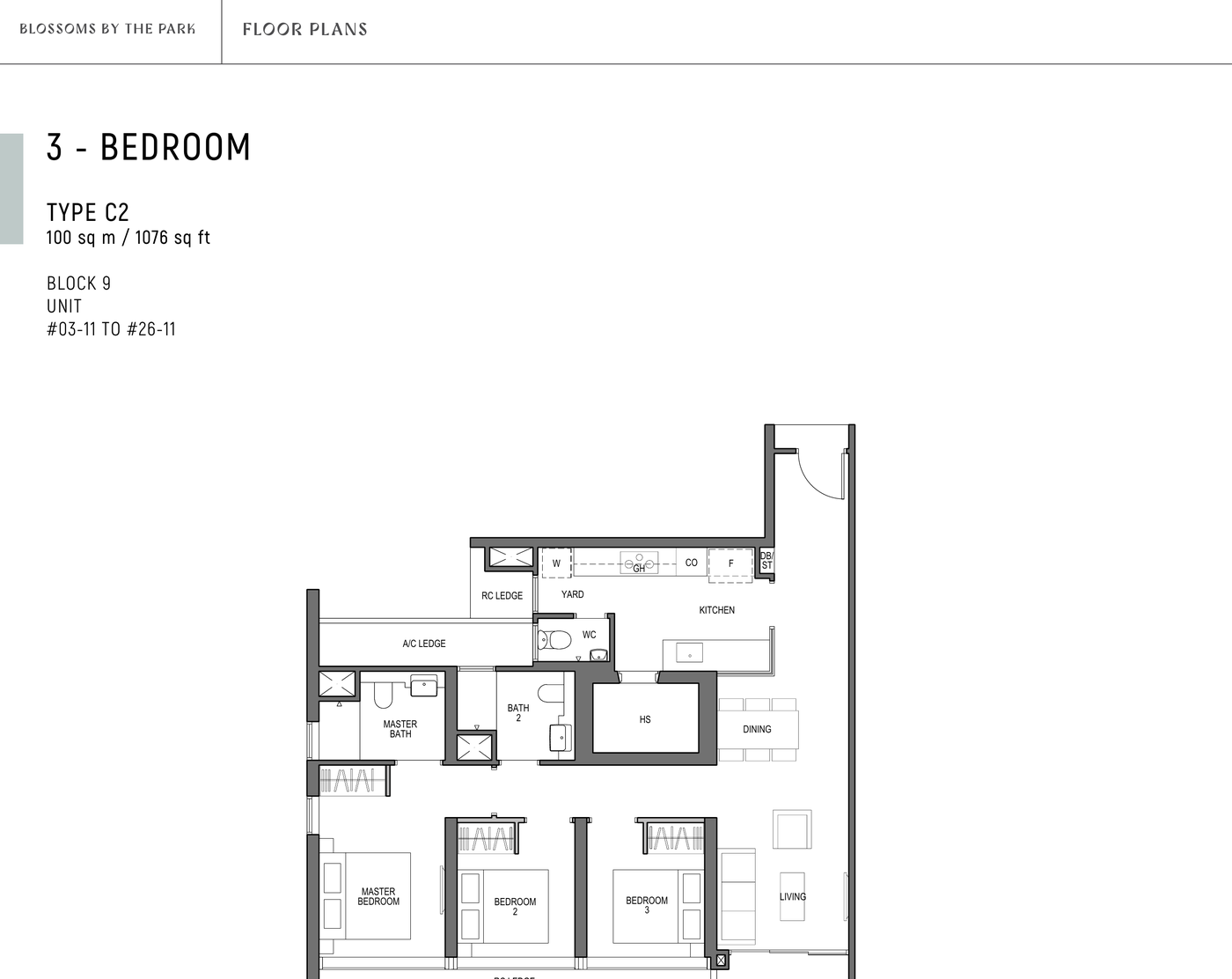 Type C2 floor plan