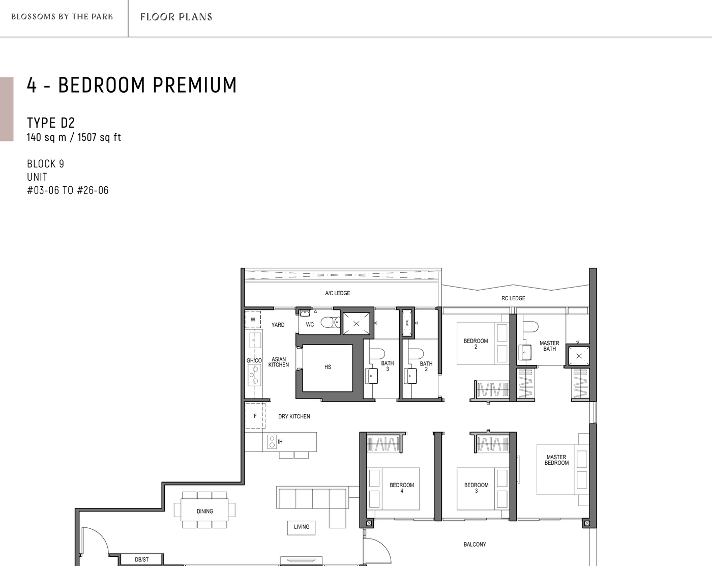 Type D2 floor plan